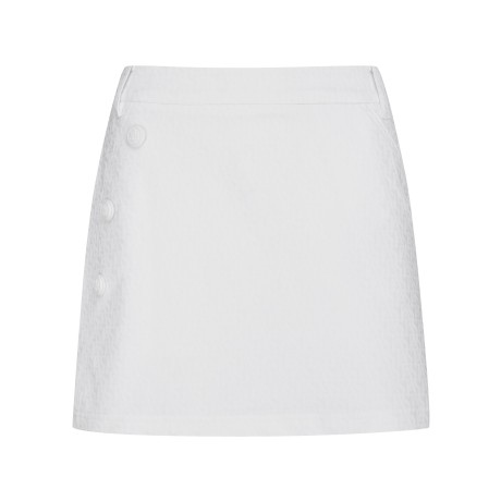 여성 STA 자카드 사선 리벳 A라인 큐롯 스커트