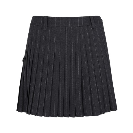 여성 헤링본 스트라이프 큐롯 스커트