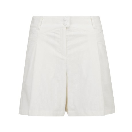 여성 별 심볼 투버튼 턱 숏팬츠