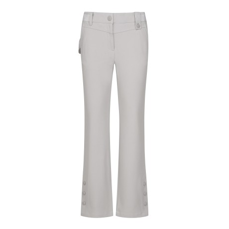 여성 사이드 버튼 포켓 포인트 부츠컷 팬츠