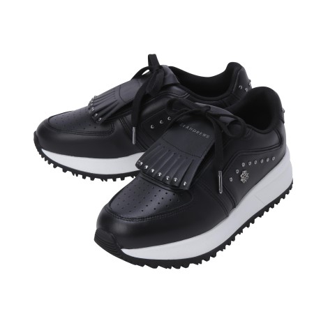 여성 소가죽 클래식 조거 스파이크리스 골프화