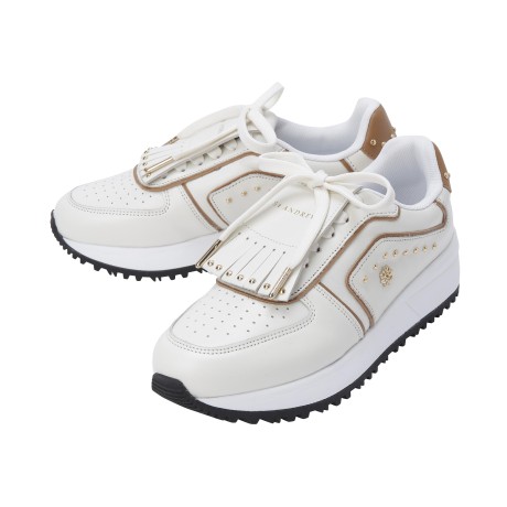 여성 소가죽 클래식 조거 스파이크리스 골프화