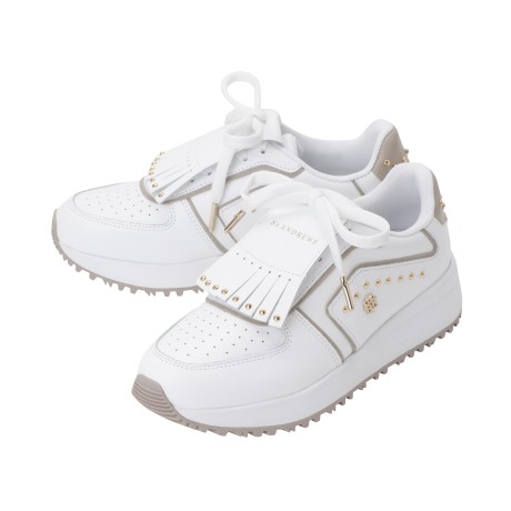 여성 소가죽 클래식 조거 스파이크리스 골프화