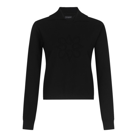 여성 별 심볼 밀라노 니트