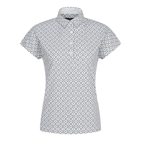 여성 Thistle 패턴 프린트 반팔 티셔츠