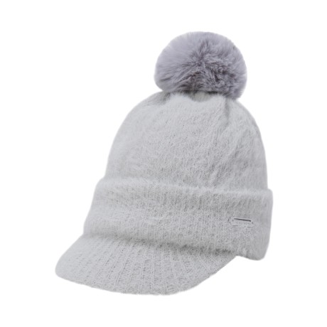 여성 방울 니트 캡