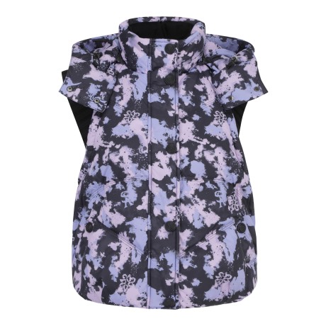 여성 니팅 벌룬 다운 베스트