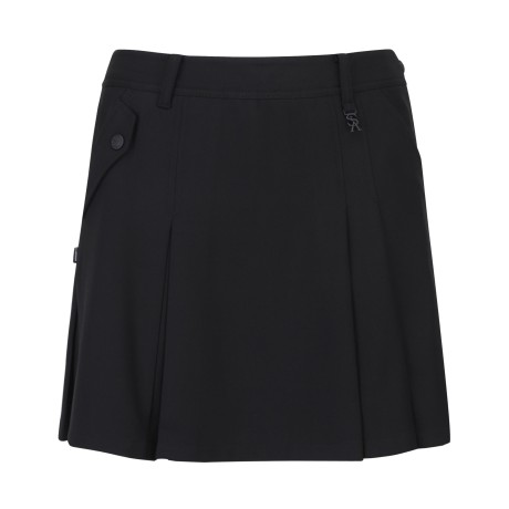여성 언발란스 플리츠 큐롯 스커트