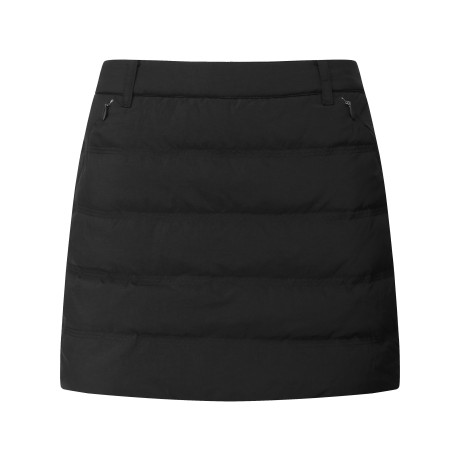 여성 로고 니팅 스티치 패딩 큐롯 스커트