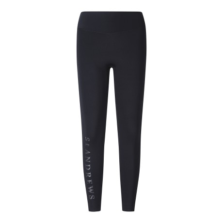 여성 로고 프린트 디테일 9부 레깅스