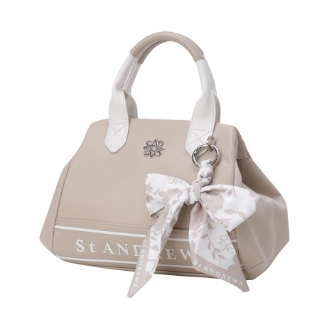 여성 엠보 로고 토트백 & 스카프 참