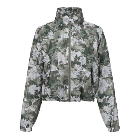 여성 스트링 후드 글로시 웜 점퍼