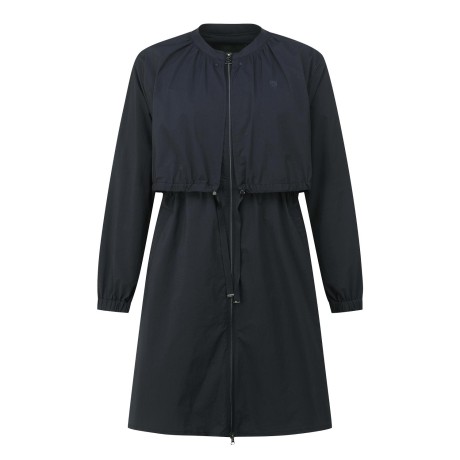 여성 스트링 플랩 집업 롱 점퍼