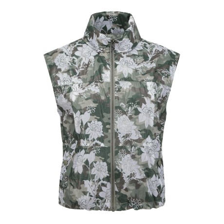 여성 스트링 후드 글로시 웜 베스트