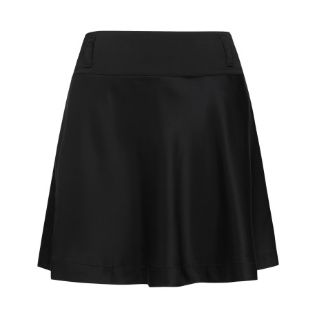 여성 별 심볼 새틴 플레어 스커트