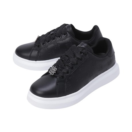 여성 큐빅 심볼 엠보 패턴 골프화