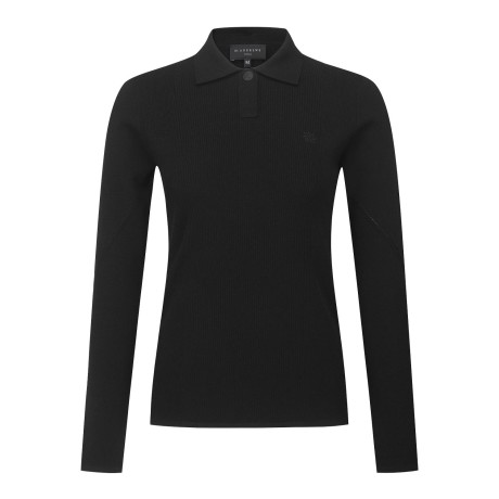 여성 레이스 스트랩 별 심볼 칼라 니트