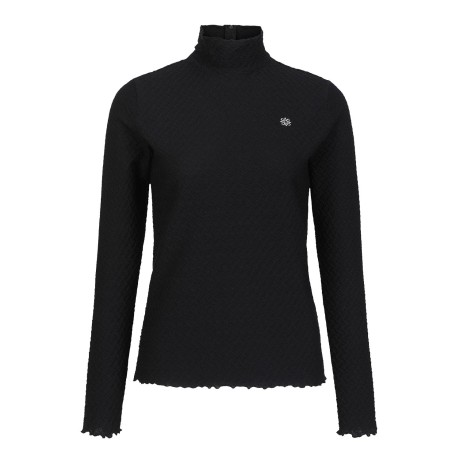 여성 심볼 링클 하이넥 베이스레이어