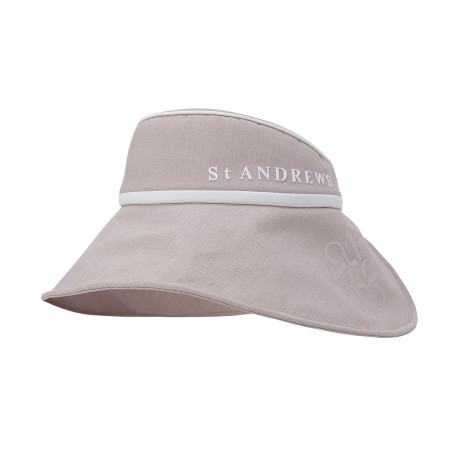 여성 글리터 심볼 와이드 챙 바이저