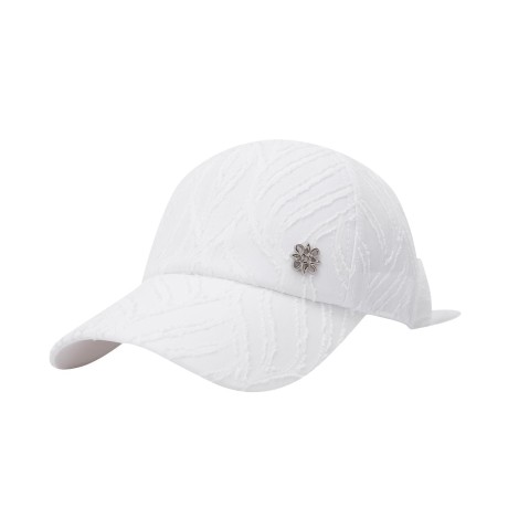 여성 별 심볼 리본 번아웃 볼캡