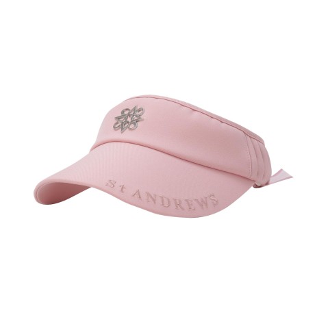 여성 사이드 플리츠 별 심볼 썬바이저