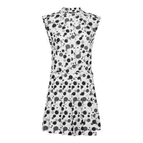 여성 패턴 시어서커 랩 스타일 점프수트