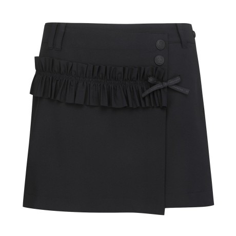 여성 프릴 라인 랩 스타일 큐롯 스커트