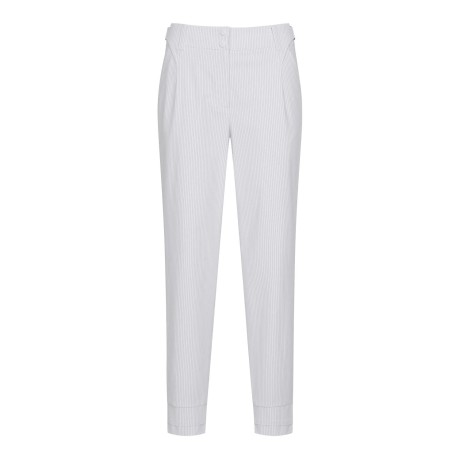 여성 사이드 패널 탭 스트라이프 팬츠