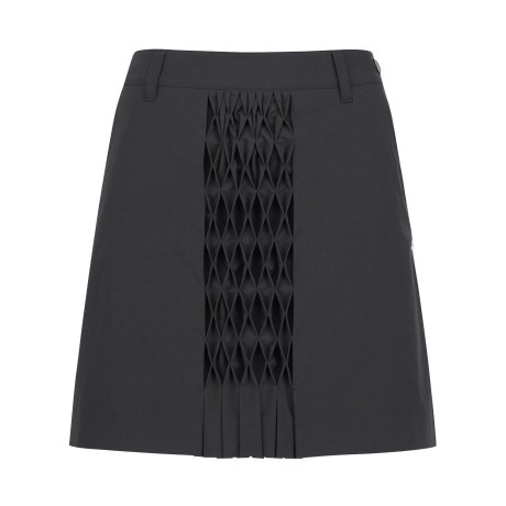 여성 아가일 입체 패턴 미니 스커트