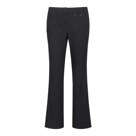 여성 로고 패널 디테일 팬츠