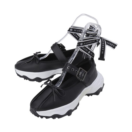 여성 리본 메리제인 스니커즈