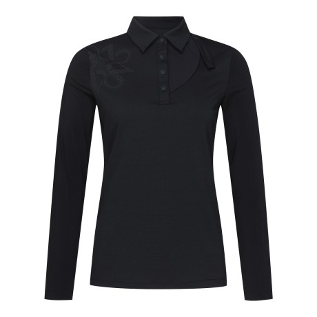 여성 패널 블록 별 심볼 냉감 슬리브 티셔츠