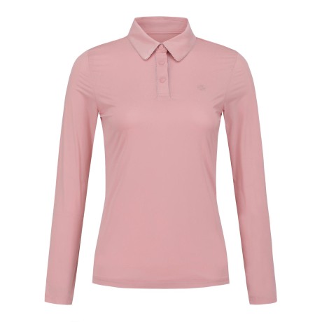 여성 별 심볼 메탈 라인 칼라 긴팔 티셔츠