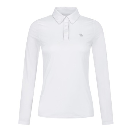 여성 별 심볼 메탈 라인 칼라 긴팔 티셔츠