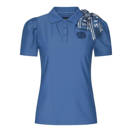 여성 트윌리 별 심볼 퍼프 반팔 티셔츠