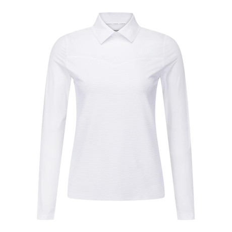 여성 니트 카라 믹스 냉감 긴팔티셔츠