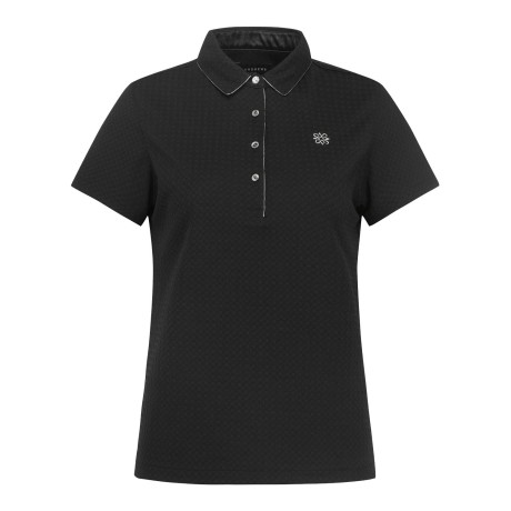 여성 글리터 라인 조직감 반팔 티셔츠