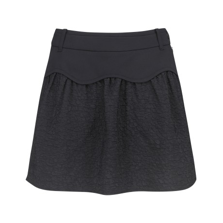 여성 스칼럽 우븐 큐롯 스커트