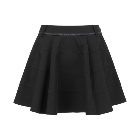 여성 별 심볼 절개 라인 플레어 큐롯 스커트