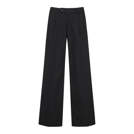 여성 원턱 뒷밴딩 와이드 팬츠