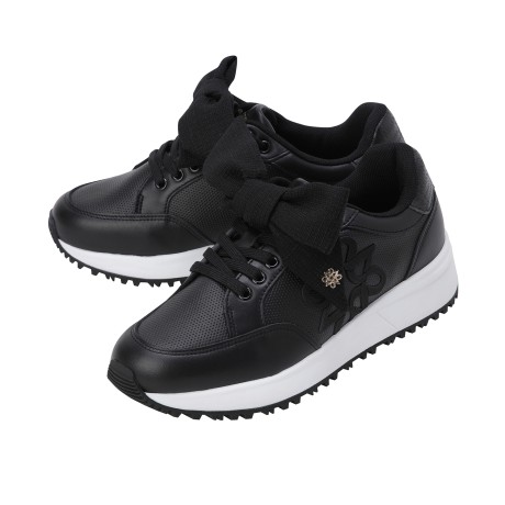 여성 부착 리본 스트랩 골프화