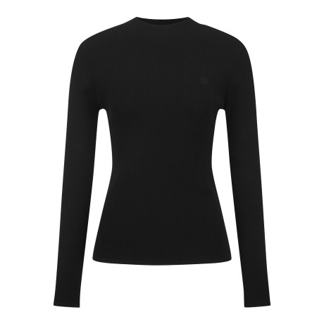 여성 별 심볼 리본 골조직 니트