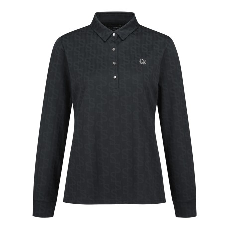 여성 STA 로고 칼라 티셔츠