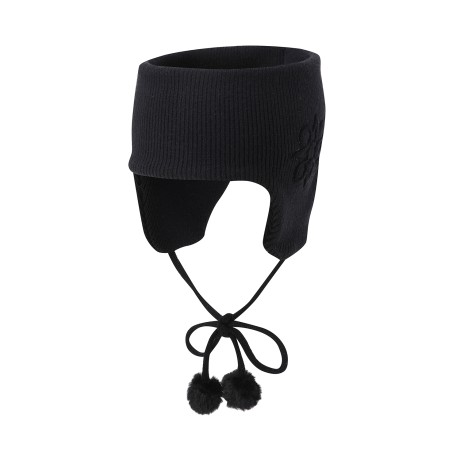 여성 테리 별 심볼 니트 이어워머