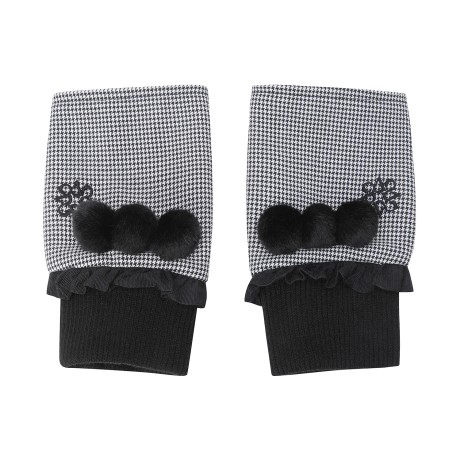 여성 하운드투스 폼폼 손등 커버