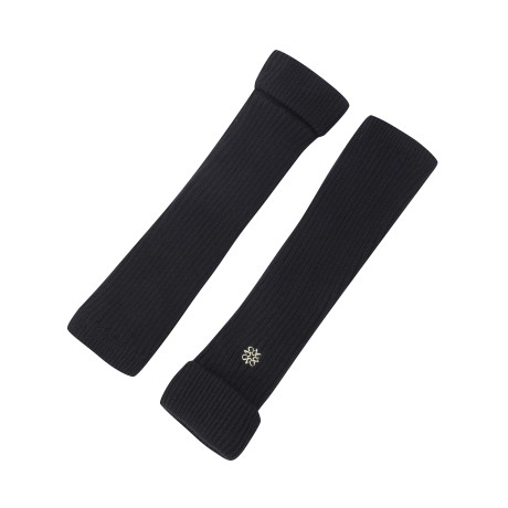 여성 별 심볼 기모 스트링 니트 레그워머