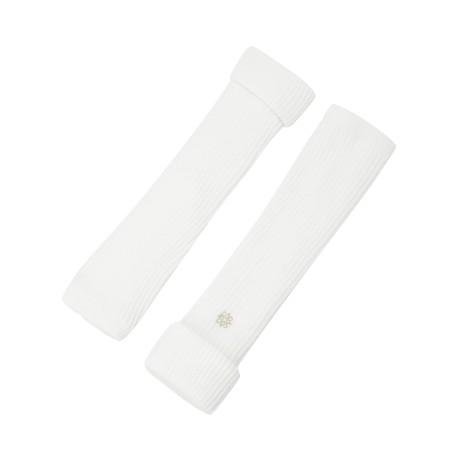 여성 별 심볼 기모 스트링 니트 레그워머