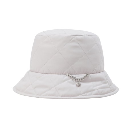 여성 퀼팅 스트랩 버킷햇