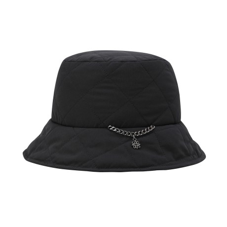 여성 퀼팅 스트랩 버킷햇