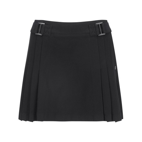 여성 사이드 버클 플리츠 큐롯 스커트